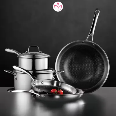Batterie de cuisine acier