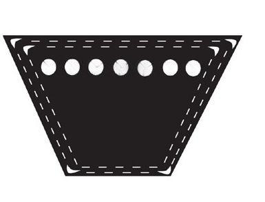 COURROIE TRAPÉZOIDALE LARGEUR 10 MM