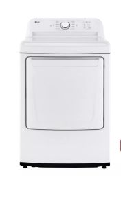 LG 7.3 cu. ft. Rear Control Gas Energy Star Dryer  Model #: DLG6101W