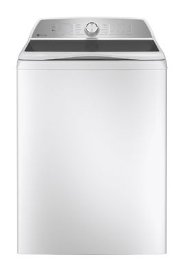 GE Profile ENERGY STAR® 5.0 cu. ft. Capacity Washer with Smarter Wash Technology and FlexDispense Model #: PTW600BSRWS