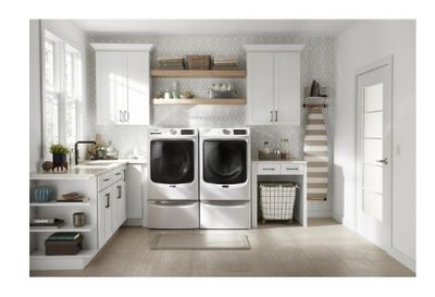 Maytag® washers. Front Load Electric Dryer with Extra Power and Quick Dry cycle - 7.3 cu. ft. Model #: MED5630HW Maytag® washers. Front Load Electric Dryer with Extra Power and Quick Dry cycle - 7.3 cu. ft. Model #: MED5630HW