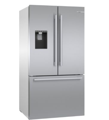Bosch  500 Series, French Door Bottom Mount Refrigerator, 36'', Stainless steel (with anti-fingerprint) ​Model #: B36FD50SNS