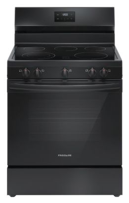 FRIDGEIDAIRE  30" Electric Range BLACK Model #: FCRE3052BB