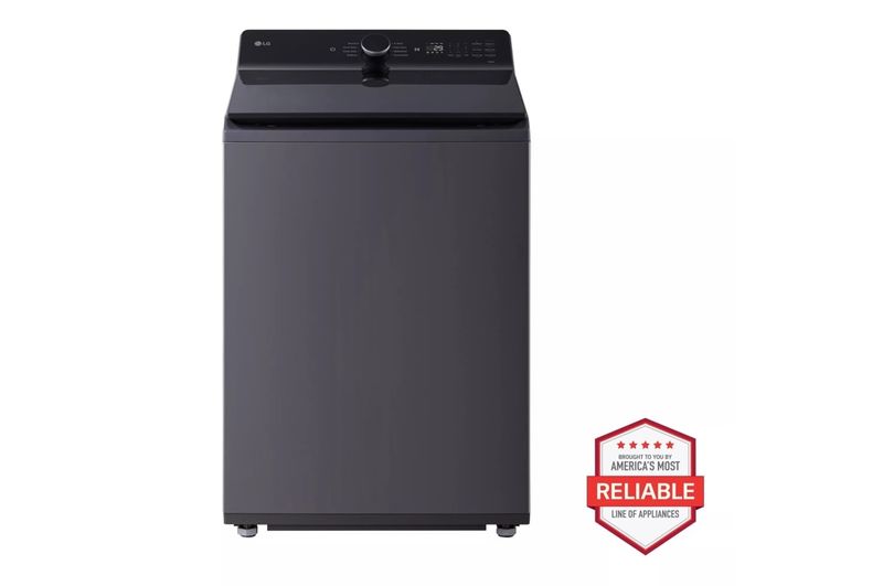 LG 5.5 cu. ft. Mega Capacity Smart Top Load Washer with EasyUnload & AI Sensing Model #: WT8400CB