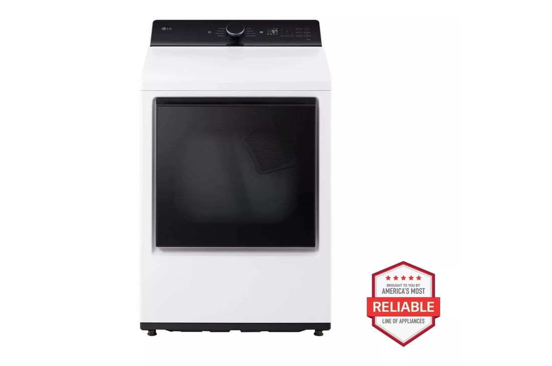 LG  7.3 cu. ft. Ultra Large Capacity Rear Control Electric Dryer with LG EasyLoad Door and AI Sensing