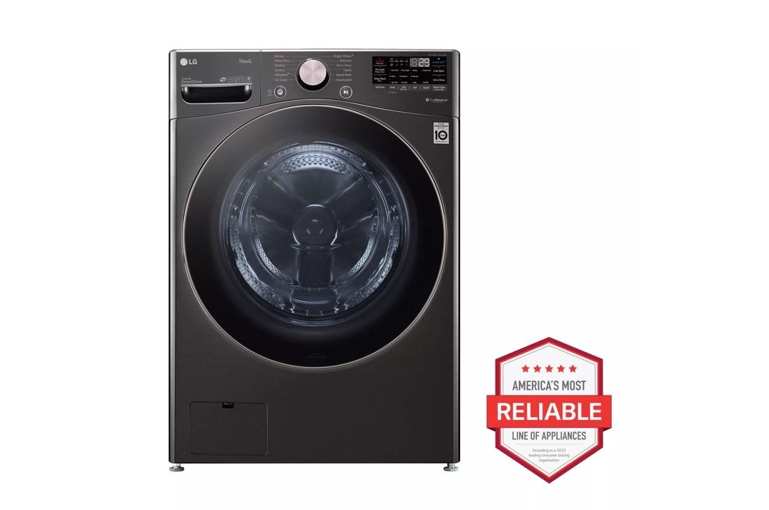 LG 4.5 cu. ft. Ultra Large Capacity Smart wi-fi Enabled Front Load Washer with TurboWash 360 and Built-In Intelligence Model #: WM4000HBA