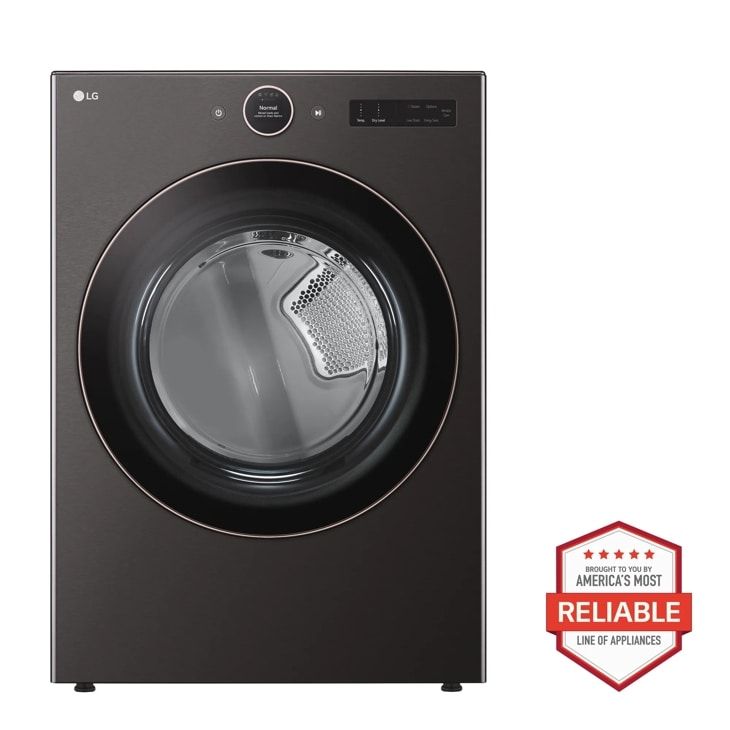 LG 7.4 cu. ft. Smart Front Load Electric Dryer with AI Sensor Dry & TurboSteam Technology
