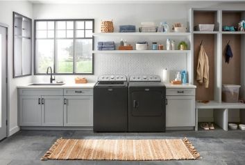 MAYTAG  Top Load Electric Dryer with Steam-Enhanced Cycles - 7.0 cu. ft. ​Model #: MED5430PBK