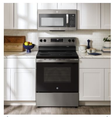 GE® 30" Free-Standing Electric Range ​Model #: GRF400SVSS