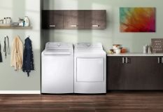 LG 4.3 cu. ft. Ultra Large Capacity Top Load Washer ​Model #: WT6100CW