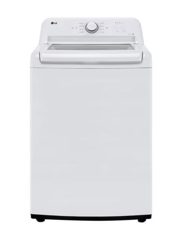 LG 4.1 cu. ft. Capacity Top Load Washer with Agitator and SlamProof Glass Lid Model #: WT6105CW