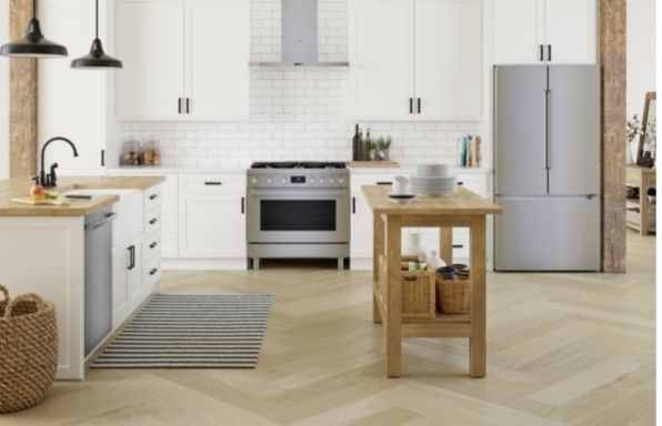 Bosch 800 Series, French Door Bottom Mount Refrigerator, 36'', Stainless steel ​Model #: B36CT81ENS