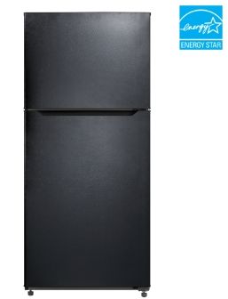 Element Electronics Top Freezer Refrigerator - Black Model #: ERT21CSCB Element Electronics Top Freezer Refrigerator - Black Model #: ERT21CSCB