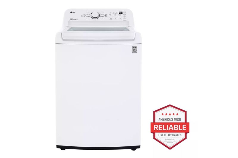 LG 4.5 cu. ft. Ultra Large Capacity Top Load Washer with TurboDrum Technology Model #: WT7000CW LG 4.5 cu. ft. Ultra Large Capacity Top Load Washer with TurboDrum Technology Model #: WT7000CW
