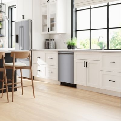 Bosch 300 Series, Dishwasher, 24'', Stainless Steel Anti-fingerprint SHE53C85N