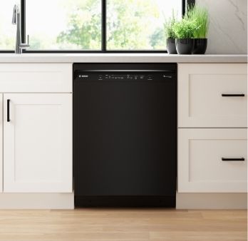 Bosch 300 Series, Dishwasher, 24'', Black SHE53C86N