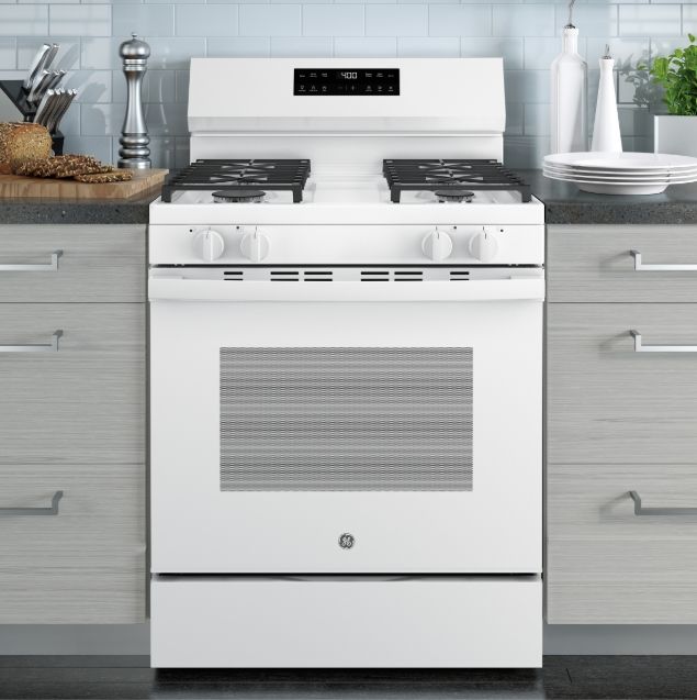 GE 30" Free-Standing Gas Range GGF400PVWW