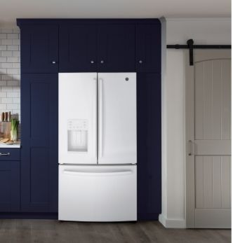 GE ENERGY STAR® 25.7 Cu. Ft. French-Door Refrigerator GFE26JGMWW
