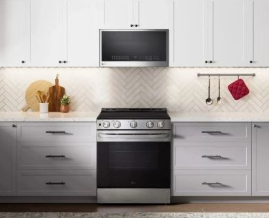 LG stainless steel electric range LSEL6330SE