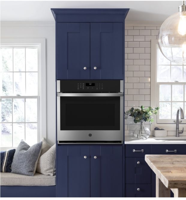 GE 30" Smart Built-In Self-Clean Single Wall Oven ​Model #: JTS3000SNSS