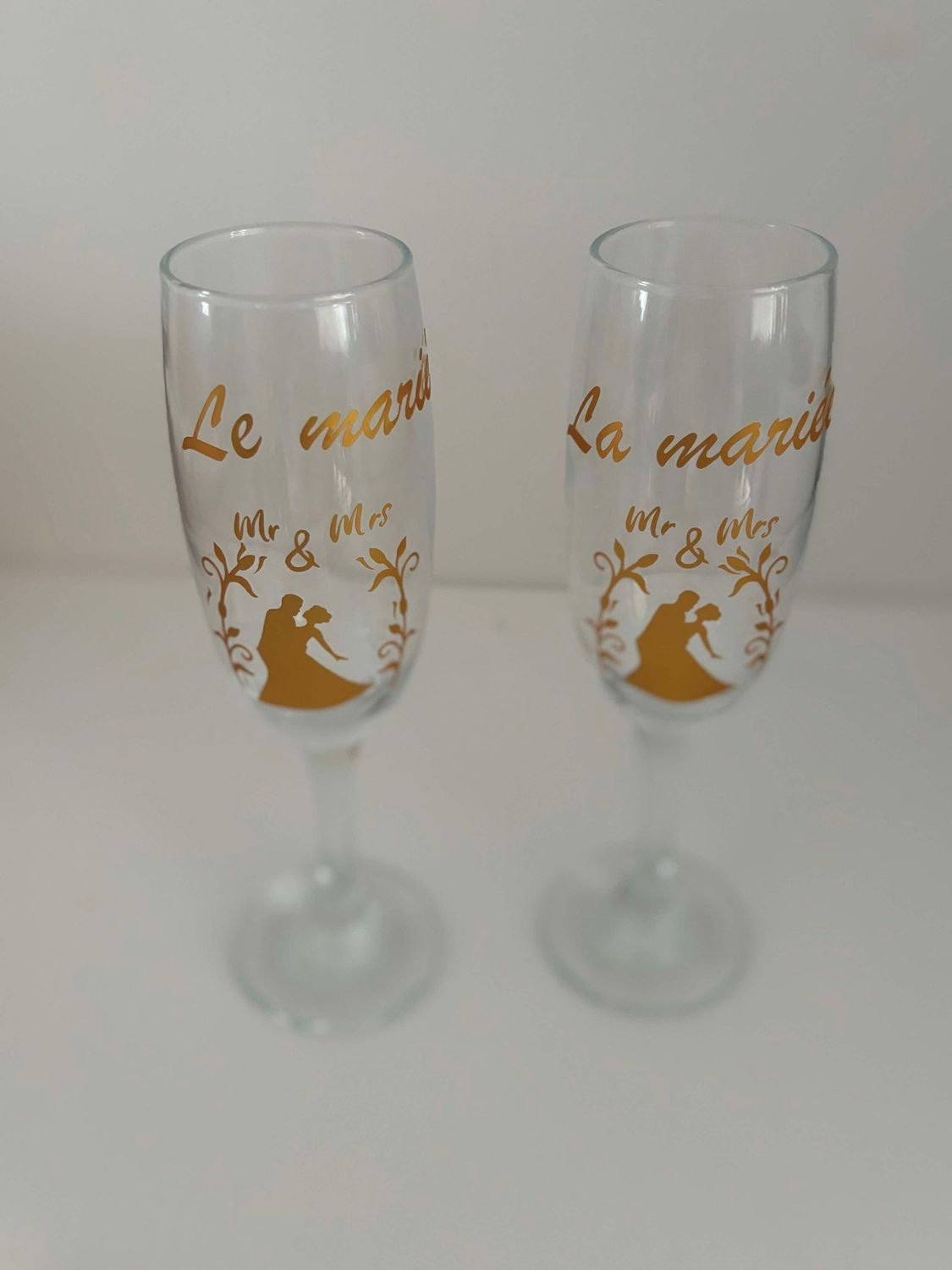 coupes de champagne personnaliséés