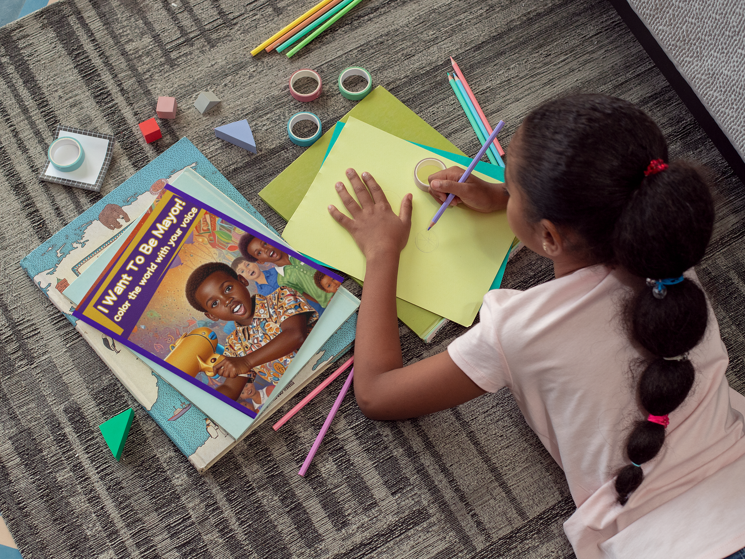 "I Want To Be Mayor" Coloring Book