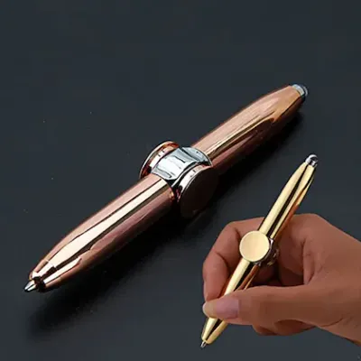 Gyro pen with LED Light Multi Functional Ballpoint Pen