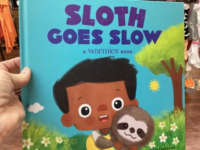 Warmies Sloth Goes Slow Book