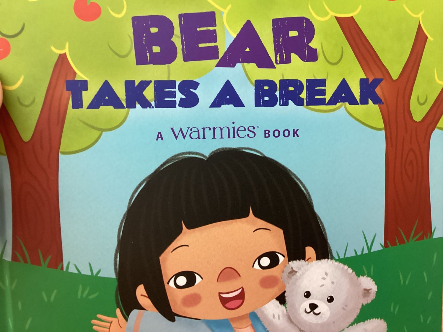 Warmies Bear Takes A Break Book
