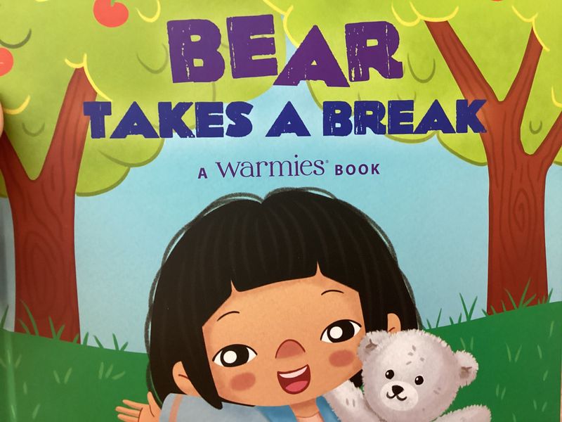 Warmies Bear Takes A Break Book