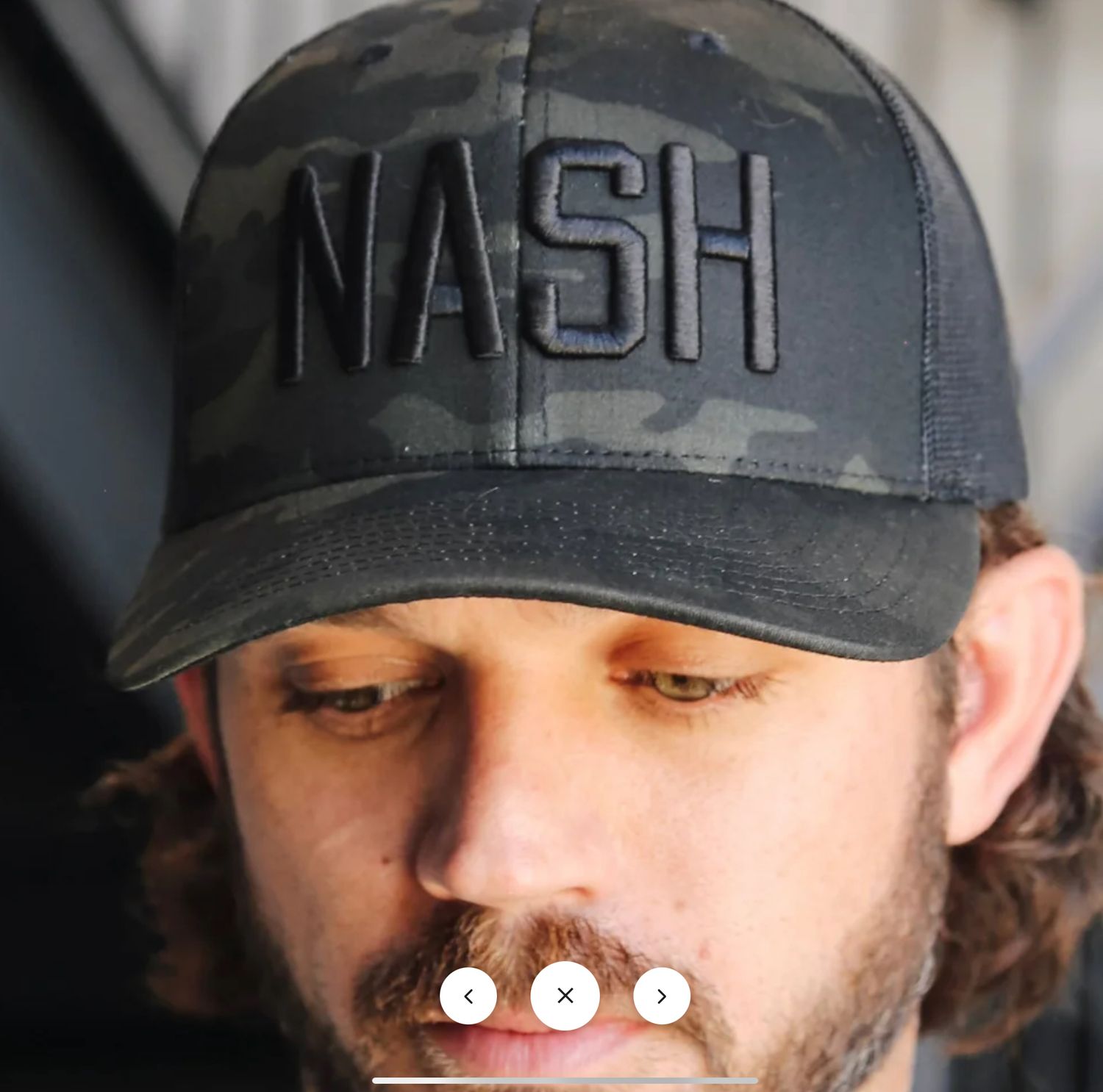 NASH Classic Trucker Multicam Black
