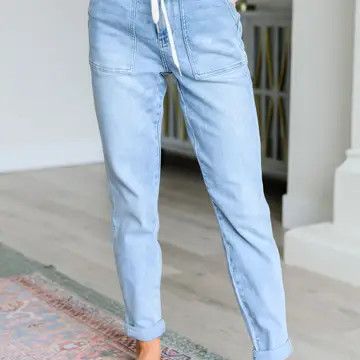 Judy Blue High Rise Denim Jogger