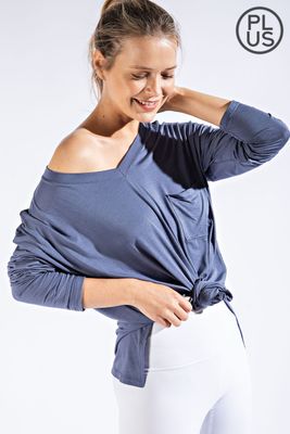 Rae Mode LS Top with Pocket