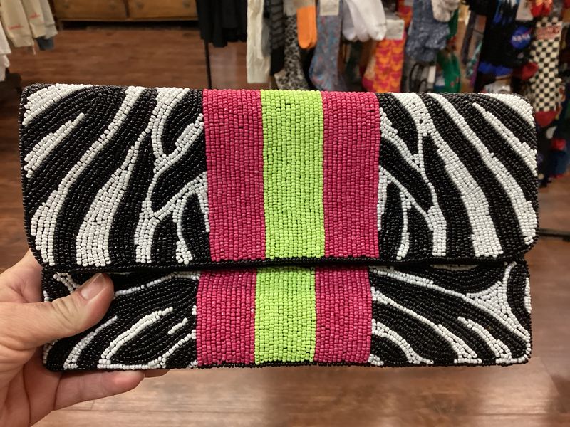 LA Chic beaded clutch