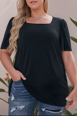 66Disco Square Neck SS Top