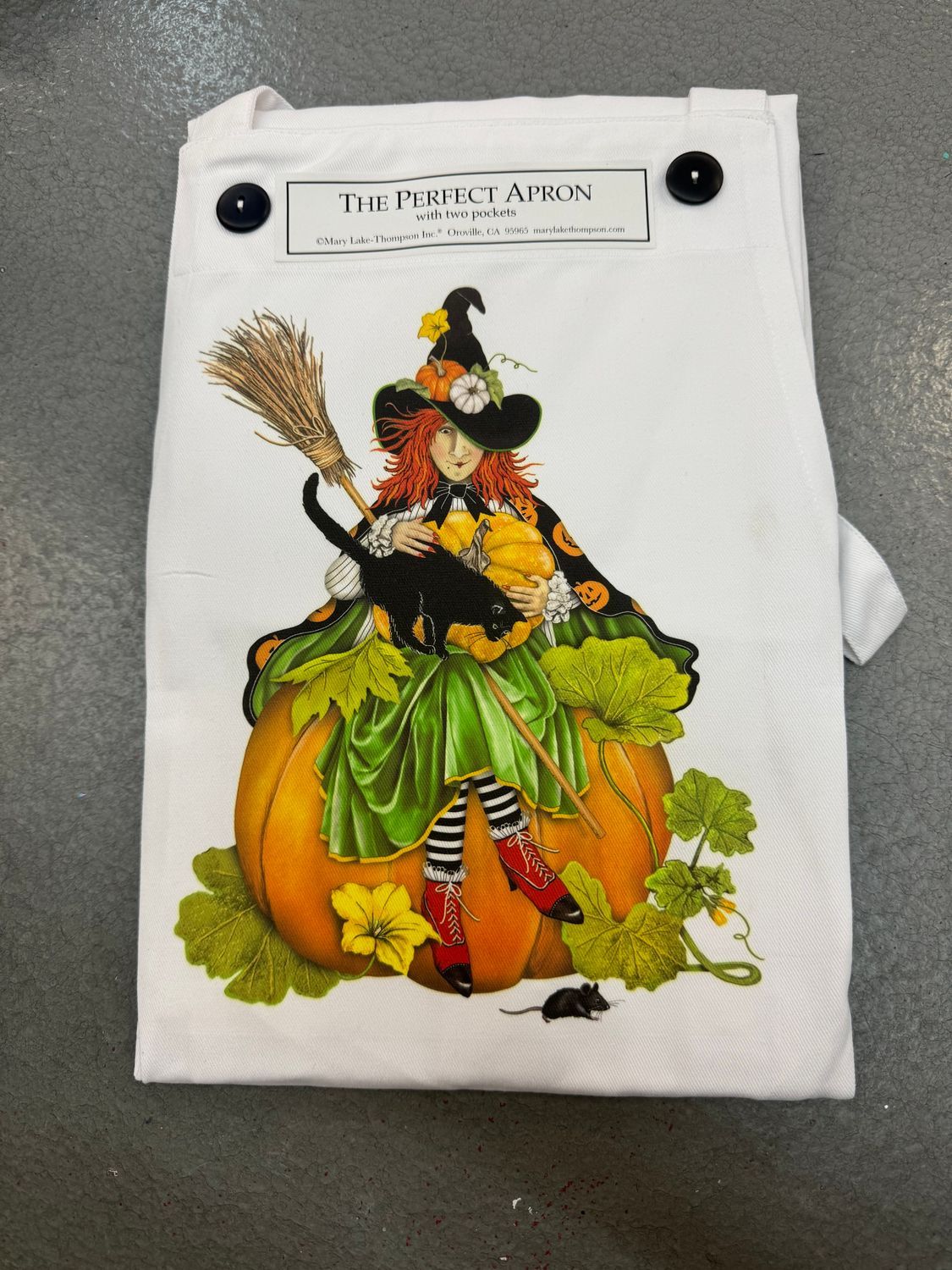 Mary Lake Halloween apron