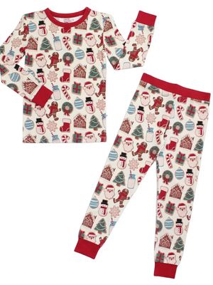 Emerson and Friends Milk and Cookies Kids Pajamas
