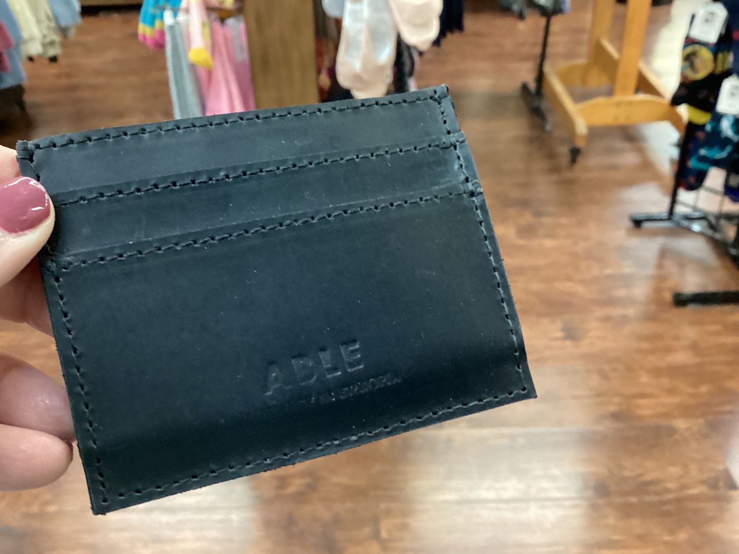 ABLE Card Holder-Alem Black