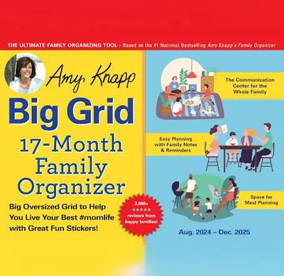 Big Grid 17 month Family Organizer