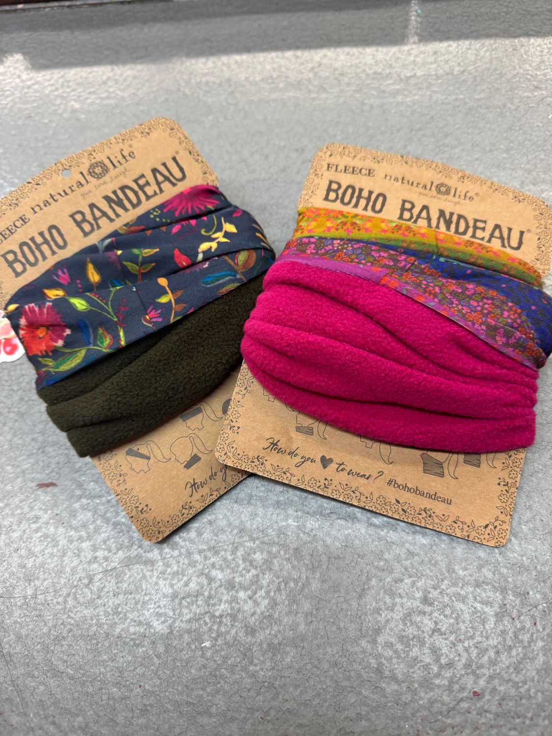Natural Life fleece bandeau