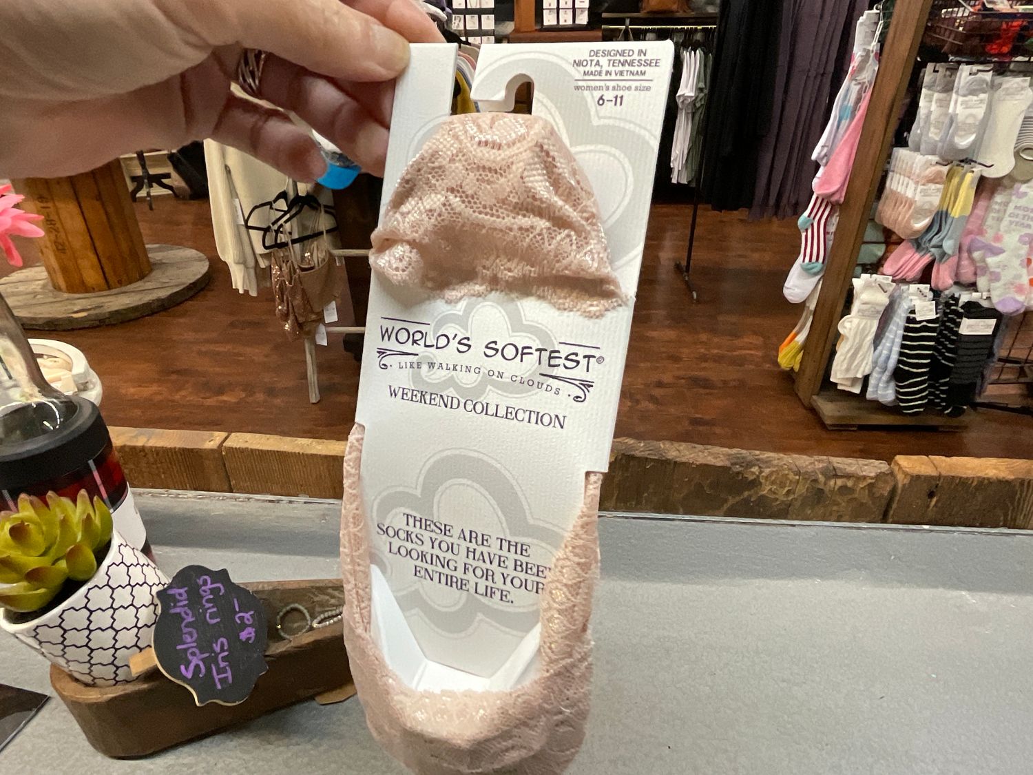 World’s Softest Socks, Color: Apricot