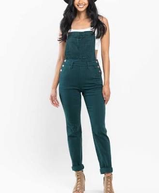 Judy Blue teal overalls
