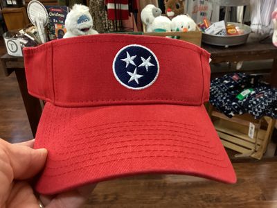 Volunteer Traditions Red TriStar Visor