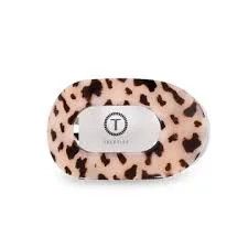 Teleties Round Flat Large clip-Multiple, Color: Blonde Tortoise