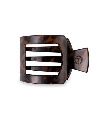 Teleties Square flat Medium clip-Multiple, Color: Tortoise