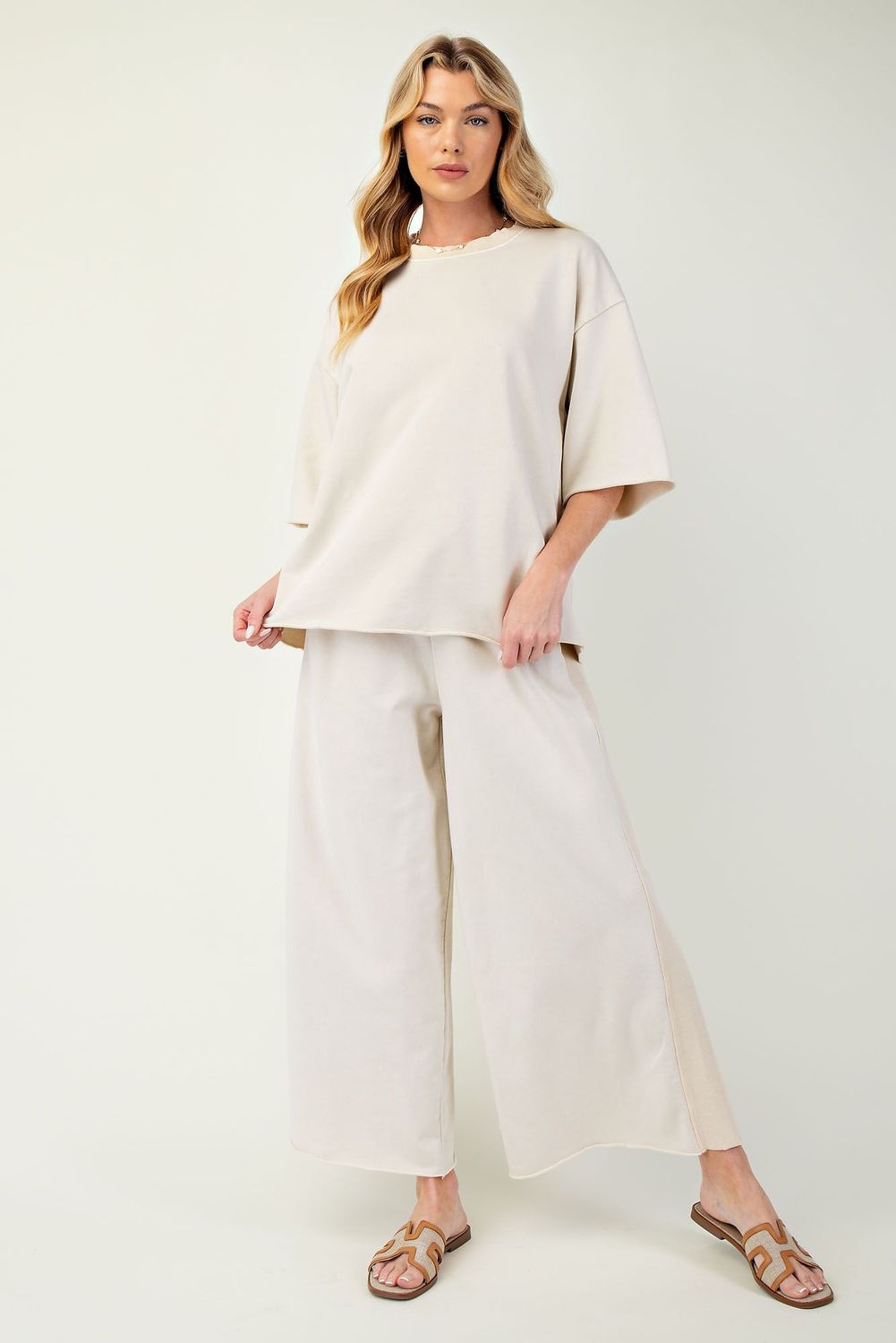 Easel cream pants 