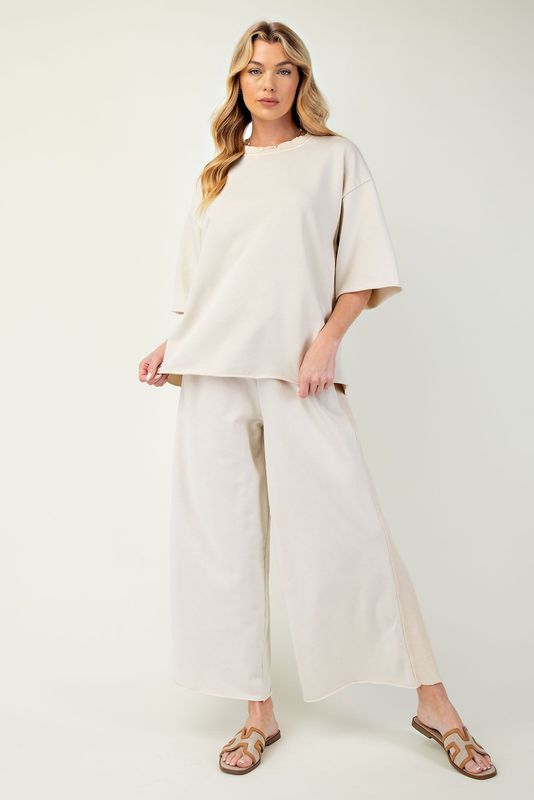 Easel cream pants 
