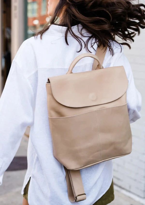Able Ella Backpack , Color: Peeble