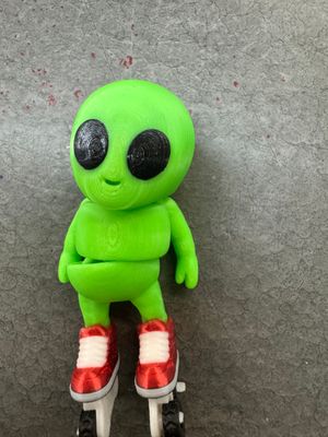 3D alien toy