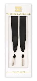 Shoelaces , Color: Black Silk